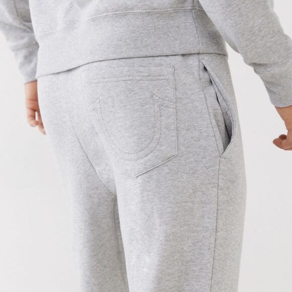 True Religion Buddha 3 Star Jogger- Heather Grey - Picture 4 of 9